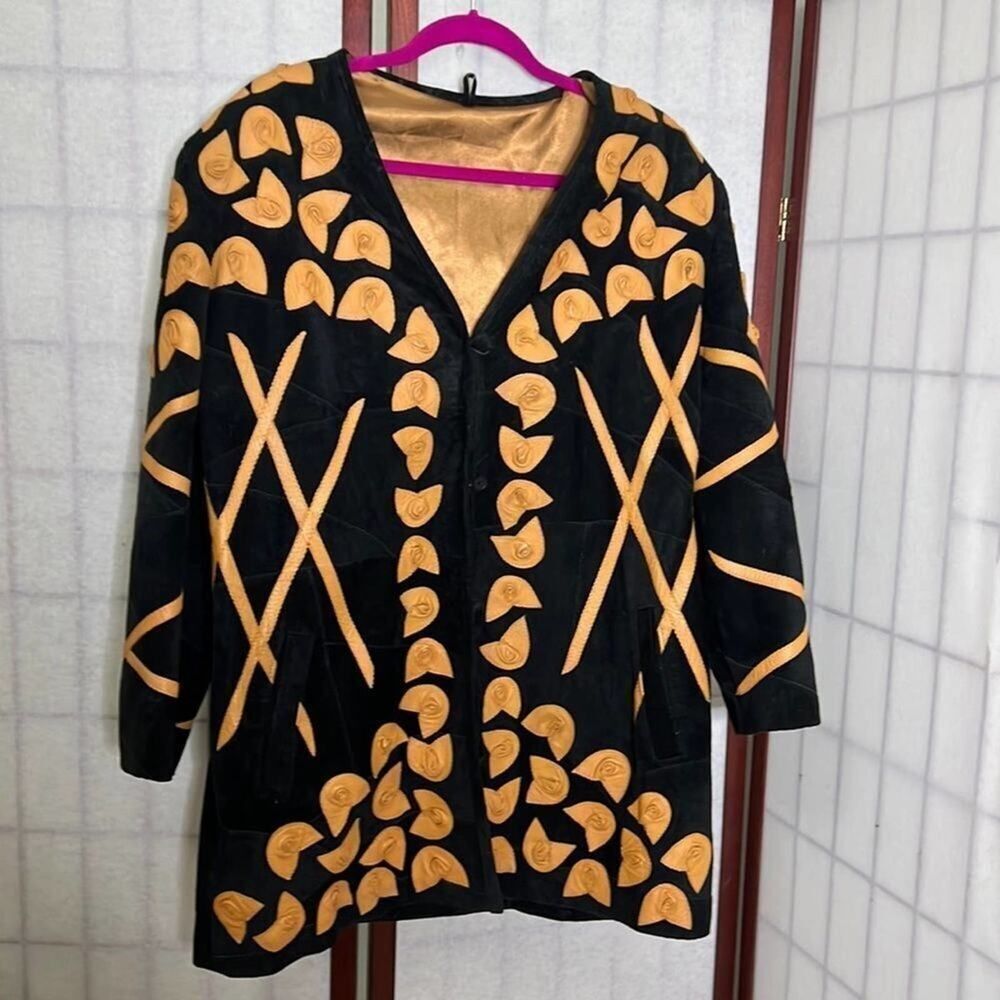 LEATHER & SUEDE JACKET‎ SIZE XL